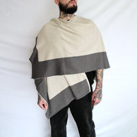 Ruana reversible Arena - Alpaca PET premium