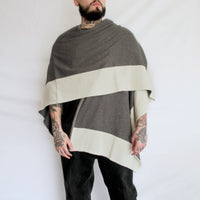 Ruana reversible Arena - Alpaca PET premium