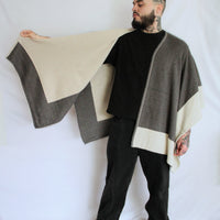 Ruana reversible Arena - Alpaca PET premium