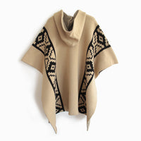 Poncho Cruz Andina con capucha