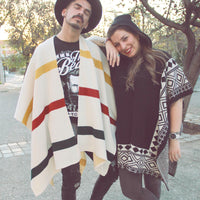 Ruana Rayas colores