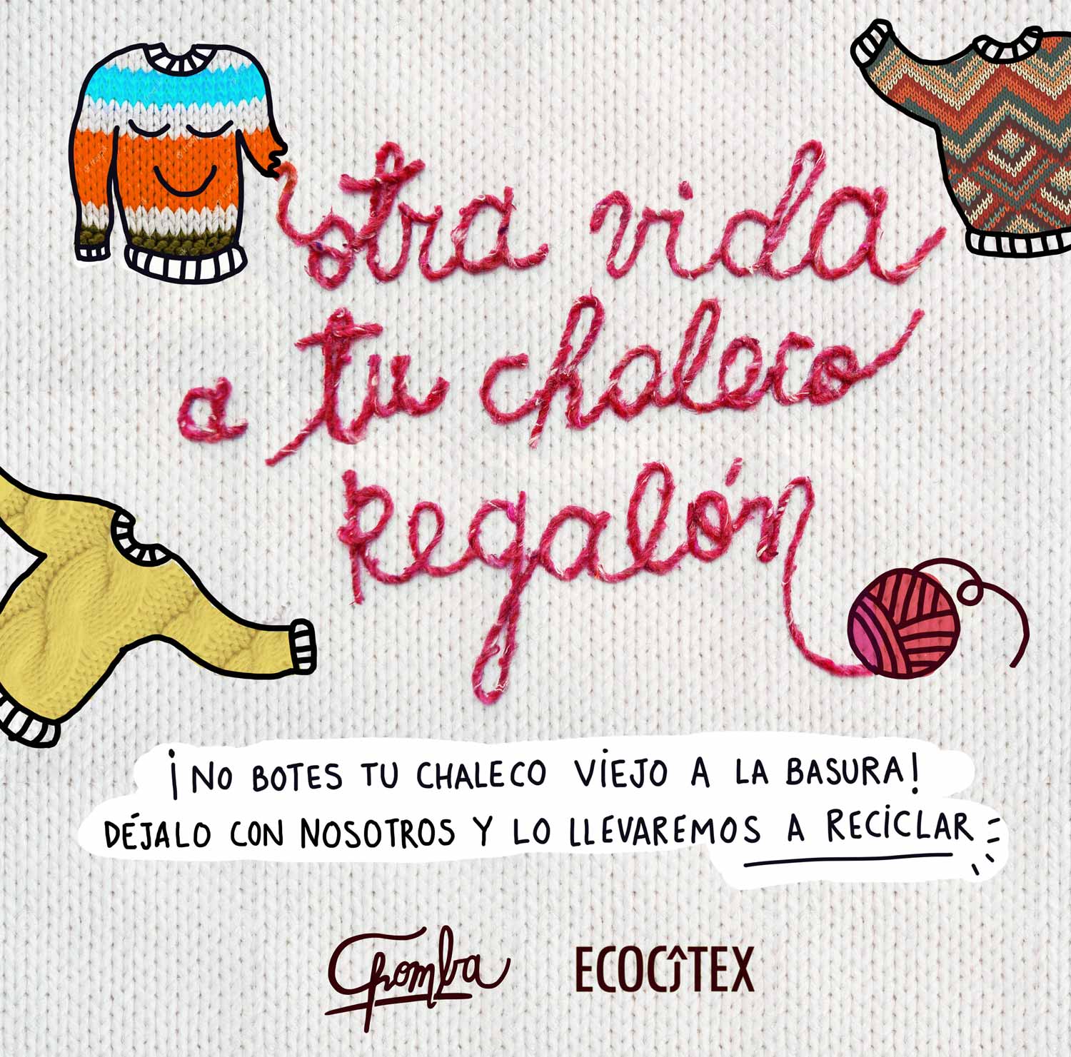 Otra vida a tu chaleco regalón!