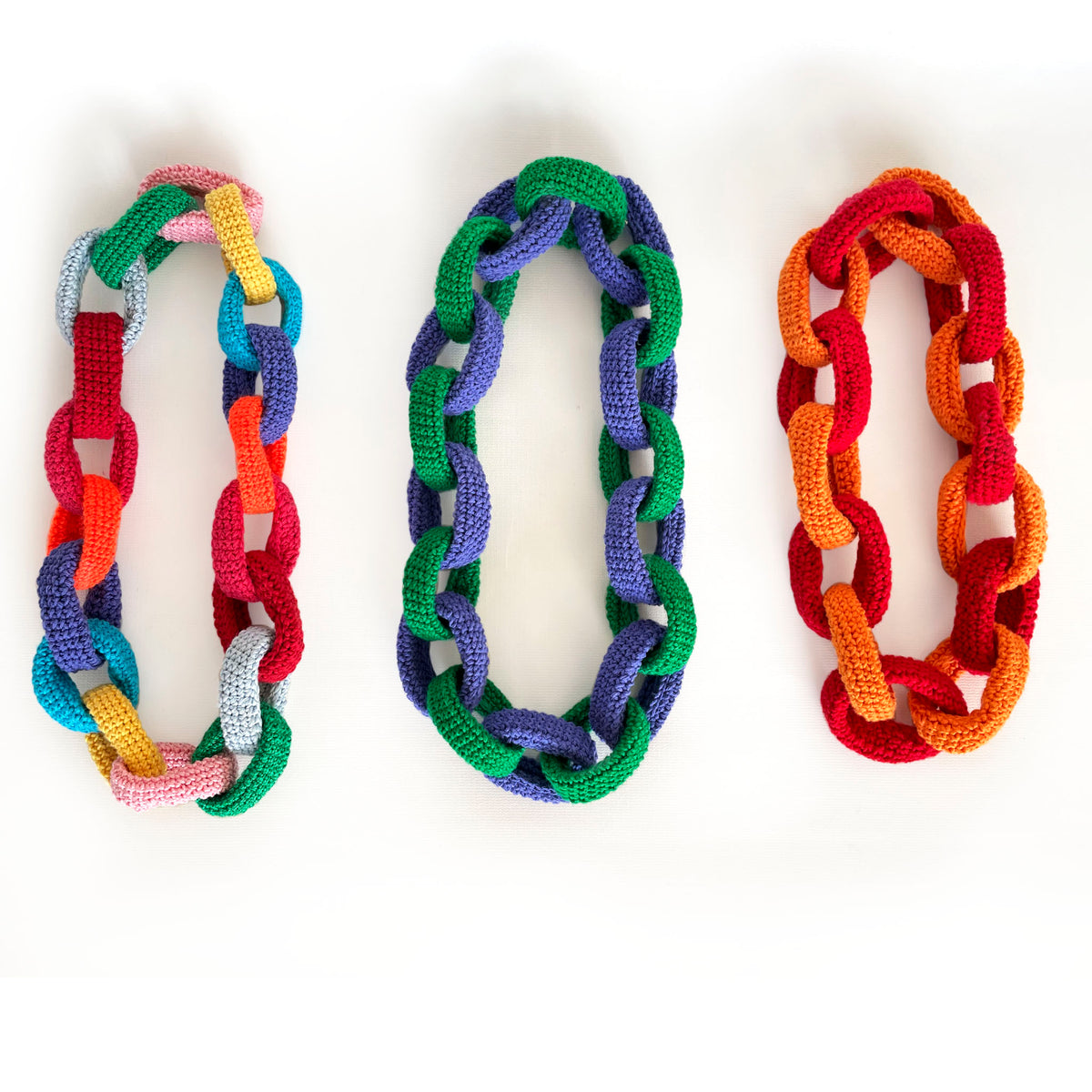 Collar Eslabones - Crochet